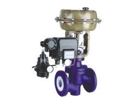 襯氟氣動單座調節閥